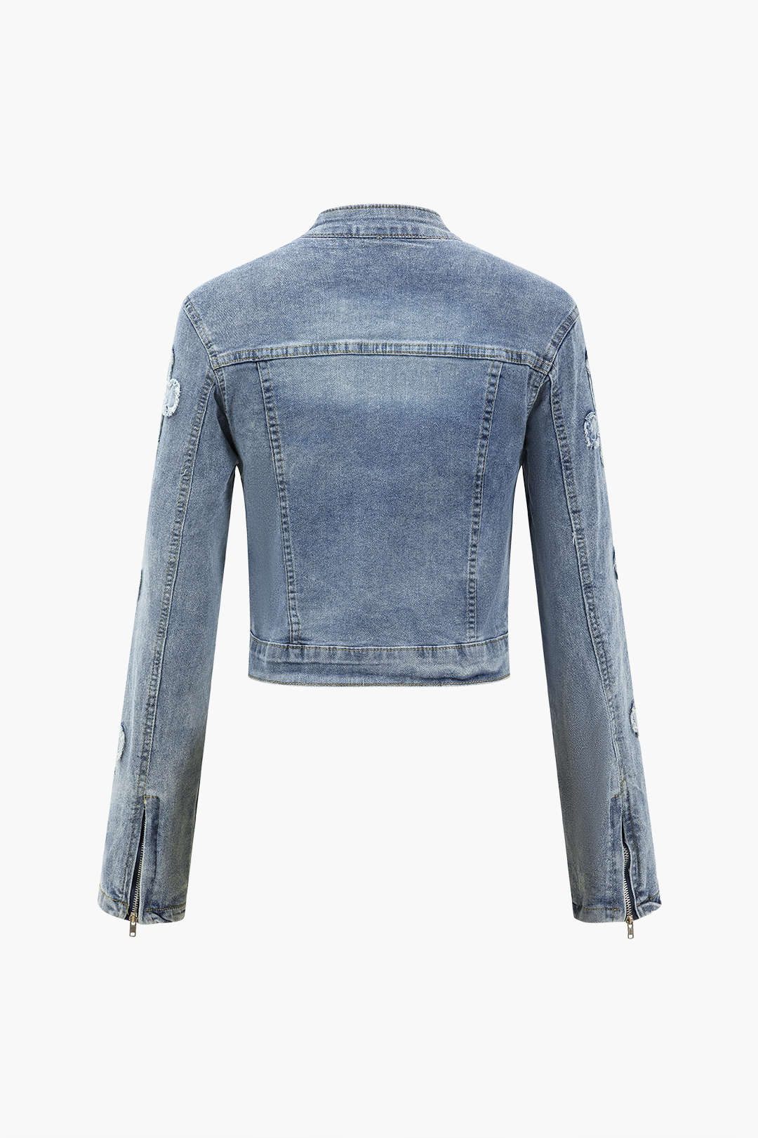 Crosstown Denim Jacket And Skirt Set