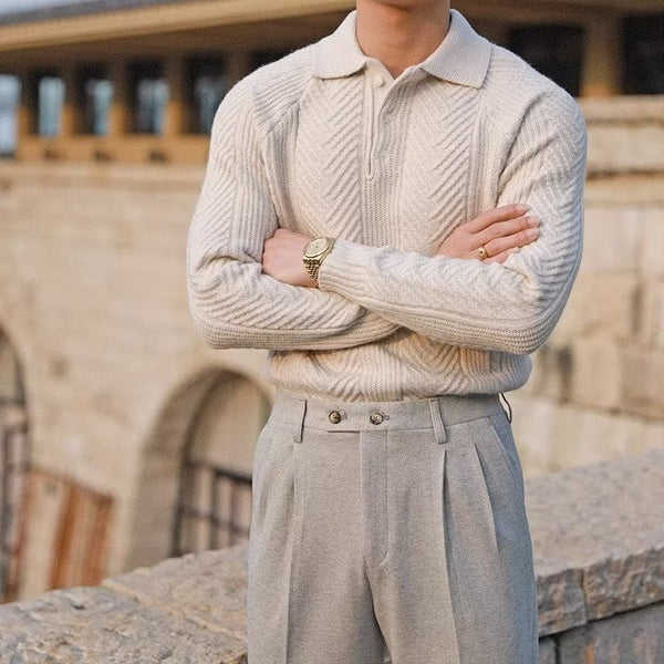 Valenridge Heritage Knit Polo Jumper