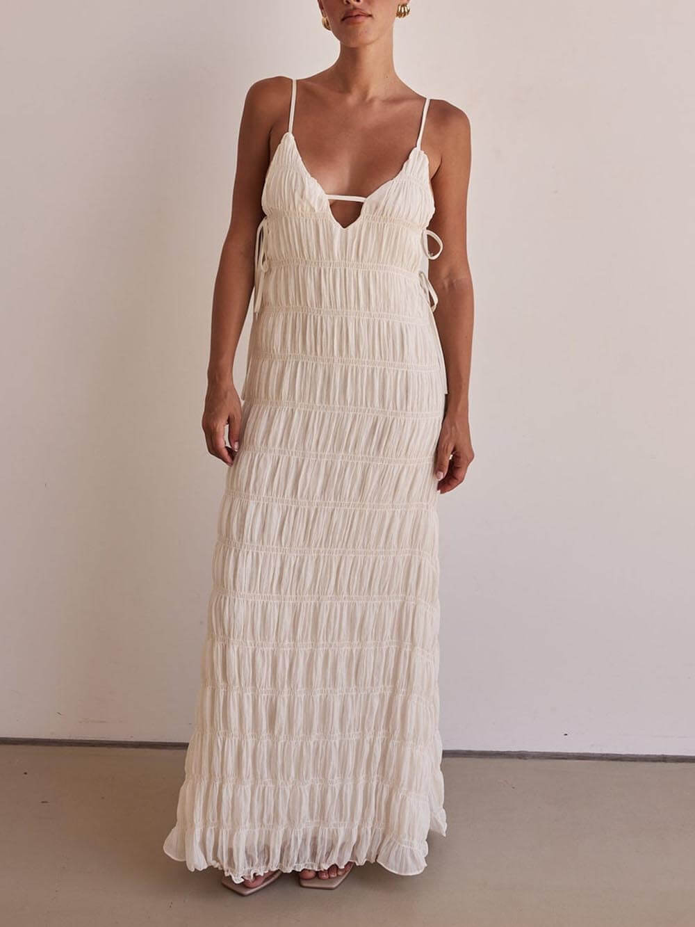 Isla Whisper Crinkle Maxi Dress