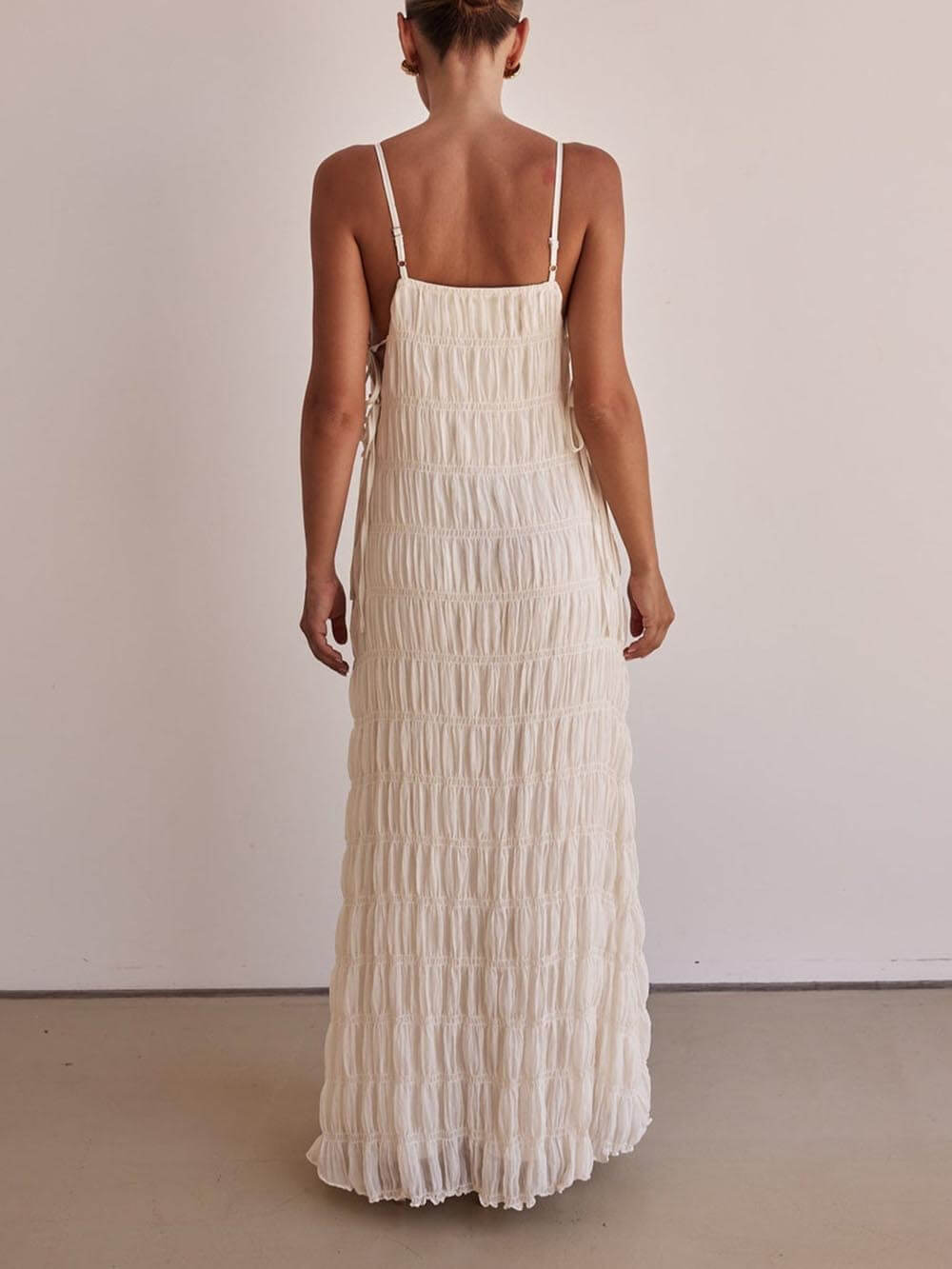 Isla Whisper Crinkle Maxi Dress