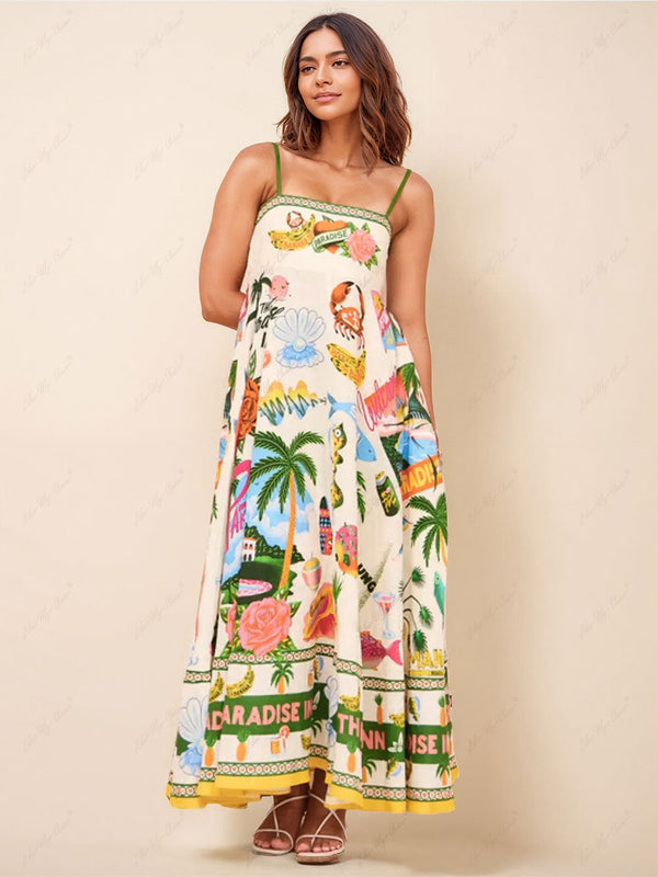 Tropicana Postcard Maxi Dress