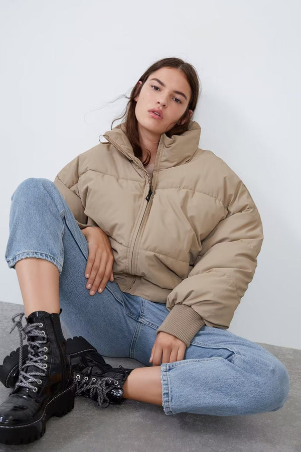 Glacier Cloud Zip Puffer
