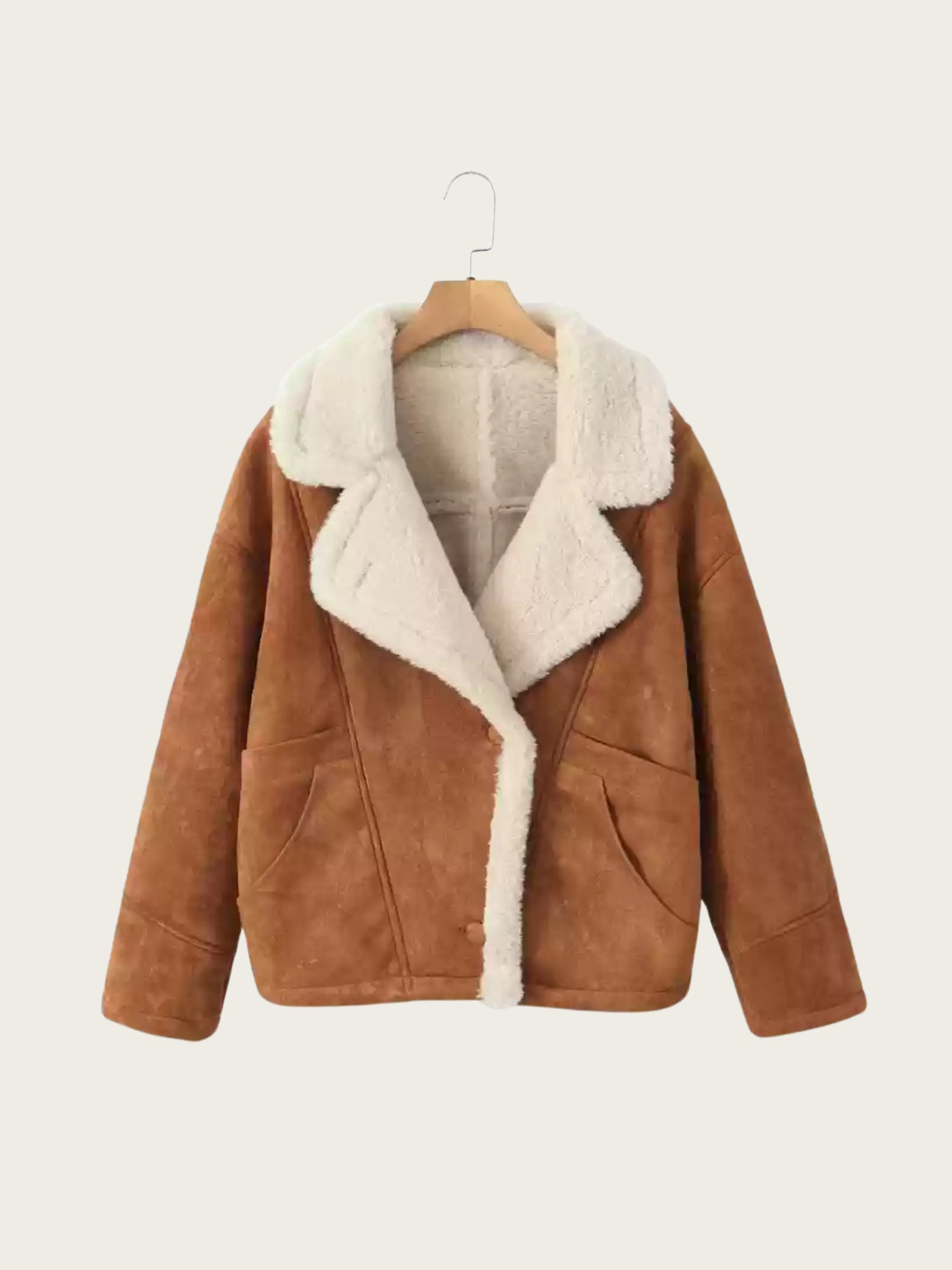 Elowyn Shearling Wrap Jacket