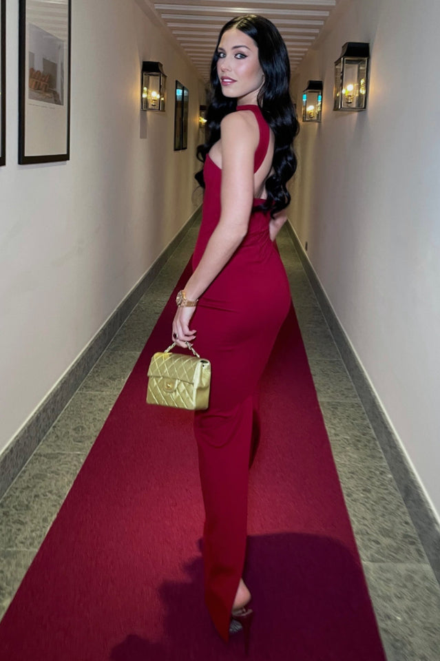 Monaco Scarlet Maxi Dress