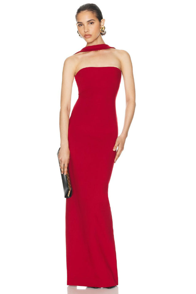 Monaco Scarlet Maxi Dress