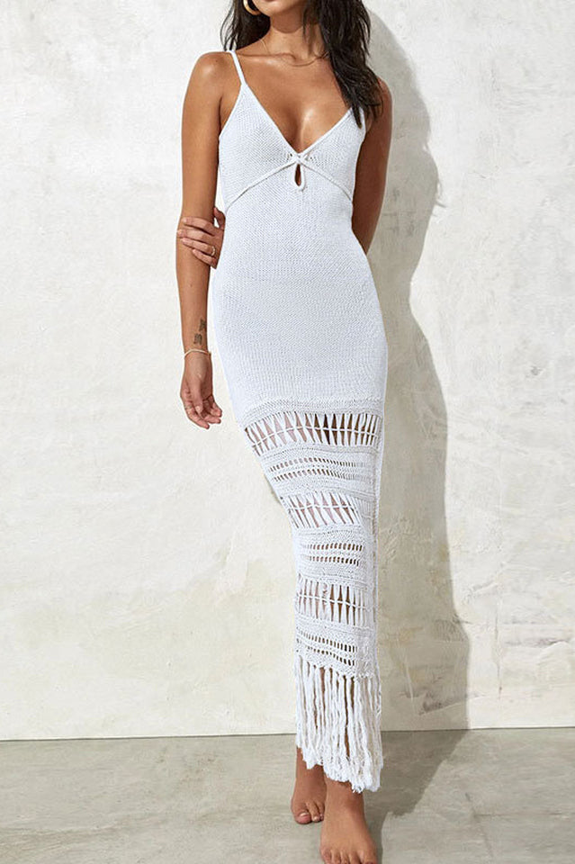 Cabo Fringe Maxi Dress