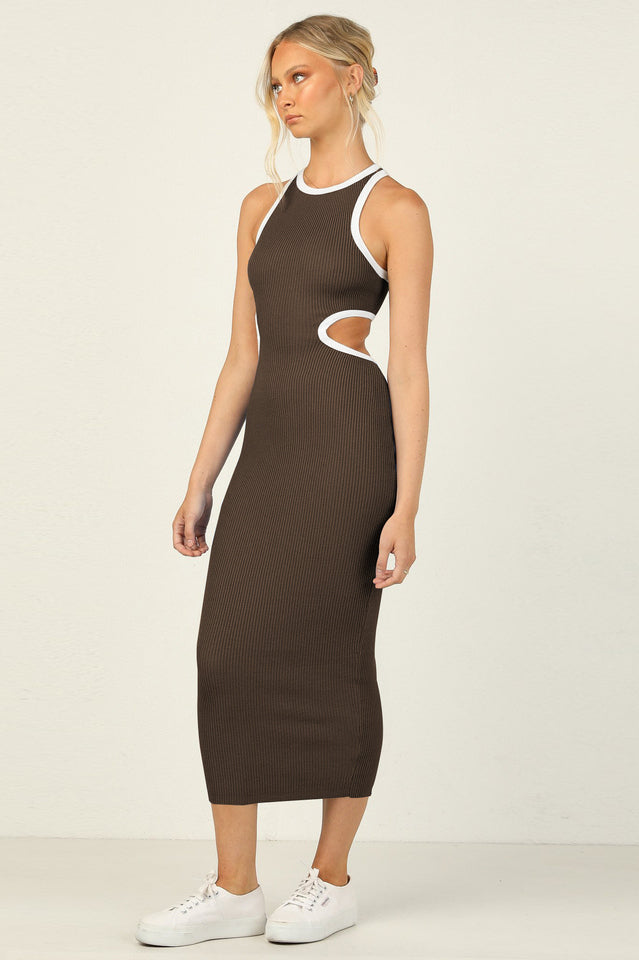 Luna Cut-Out Midi Dress