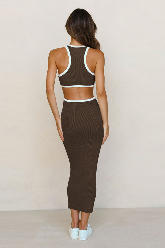 Luna Cut-Out Midi Dress