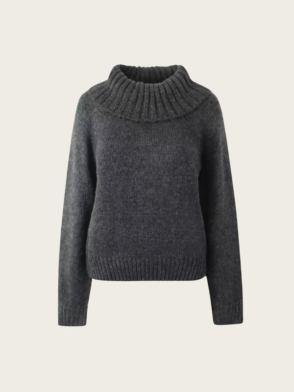 Rue Montmartre Off-Shoulder Knit Sweater