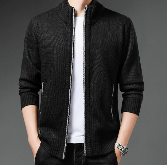 Ashmoor Textured Zip Sweater