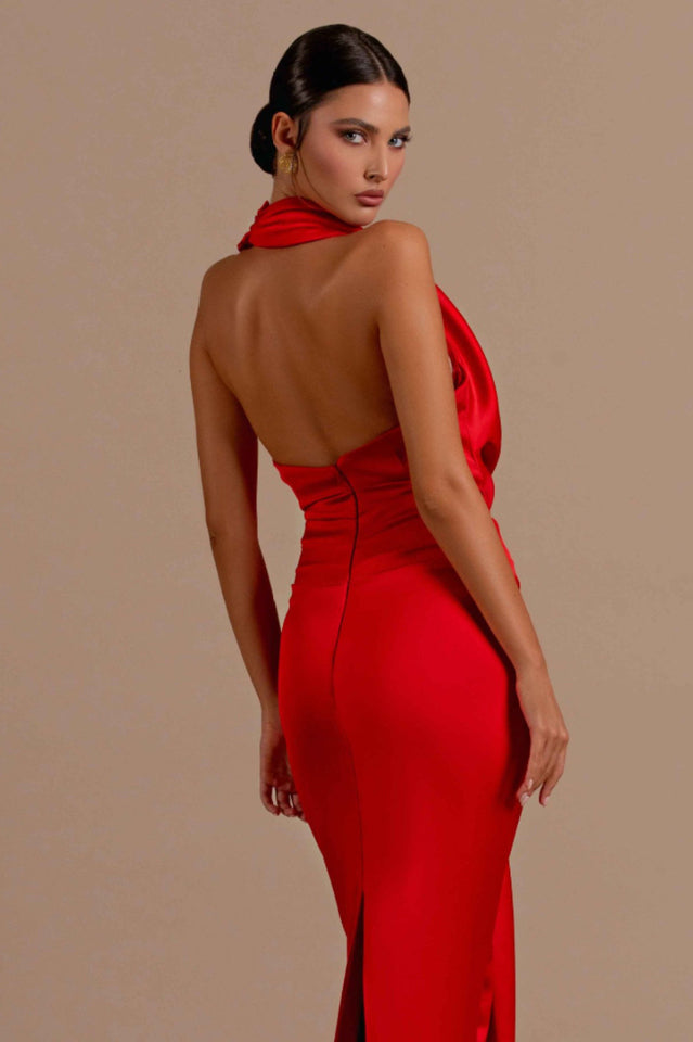 Valencia Drape Gown Maxi