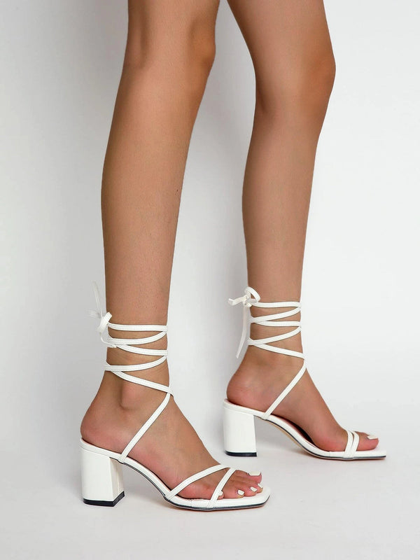 Sienna Lace-Up Heels