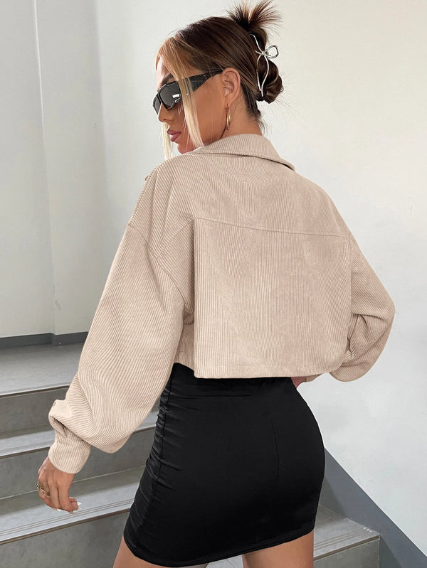 Streetview Corduroy Cropped Jacket