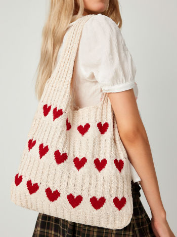 Sweetheart Woven Tote