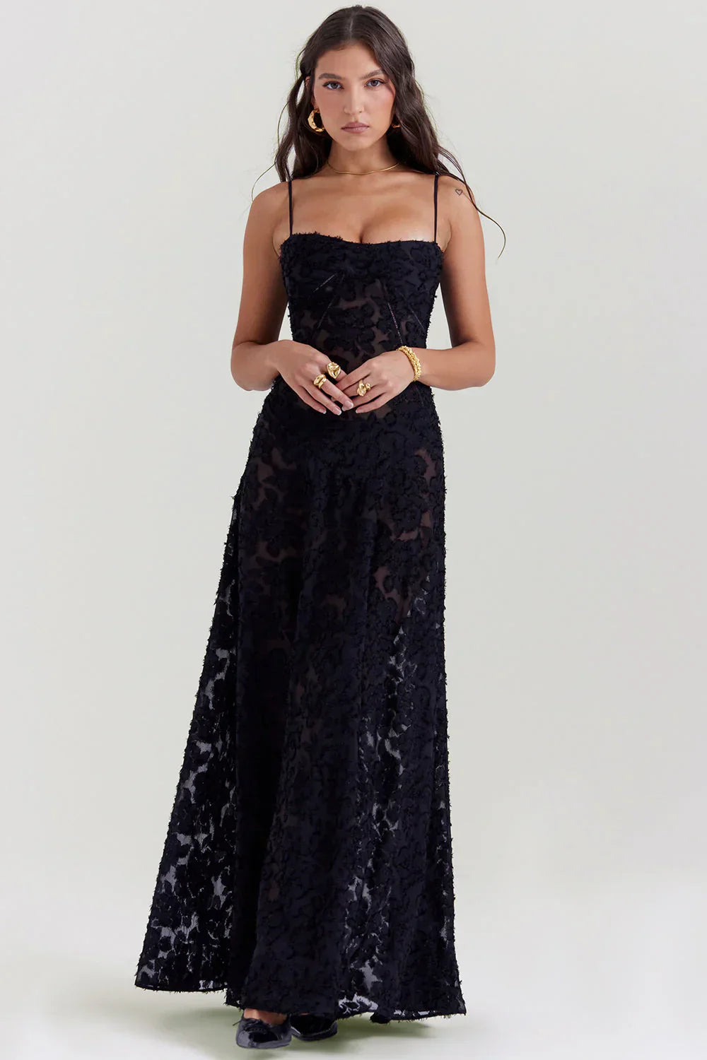 Isla Bloom Lace Maxi Dress