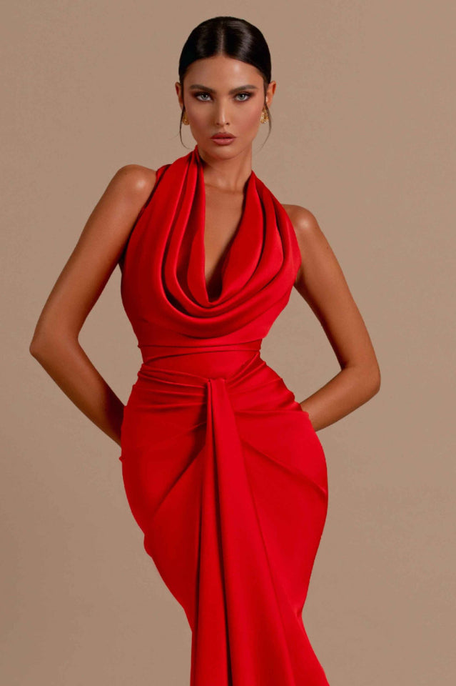 Valencia Drape Gown Maxi