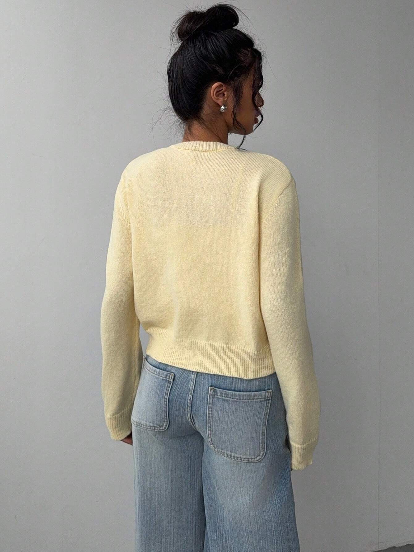 Cloud Soft Button-Up Knit Cardigan
