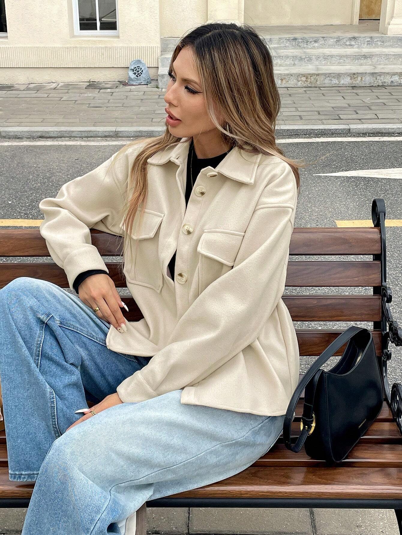 City Stroll Button-Up Shacket