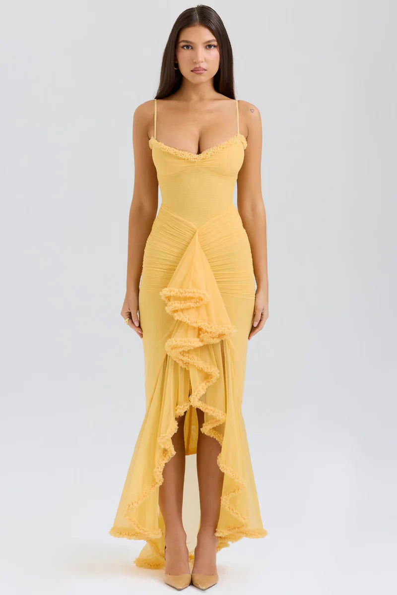 Marbella Ruffle Maxi Dress