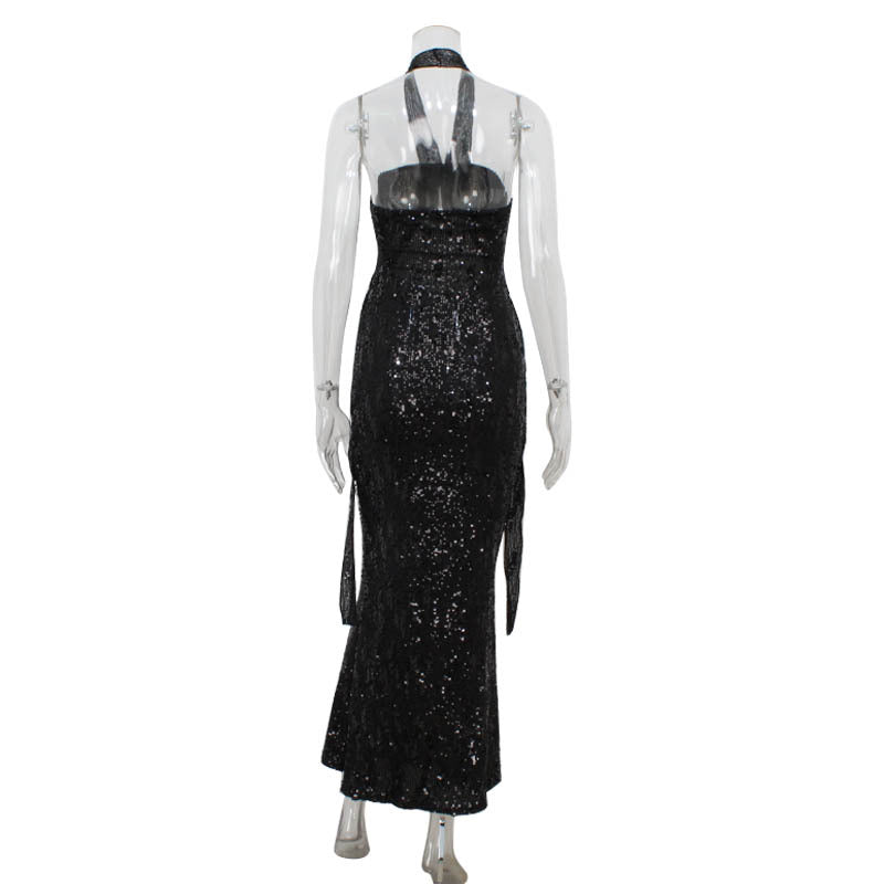 Midnight Starlit Maxi Dress