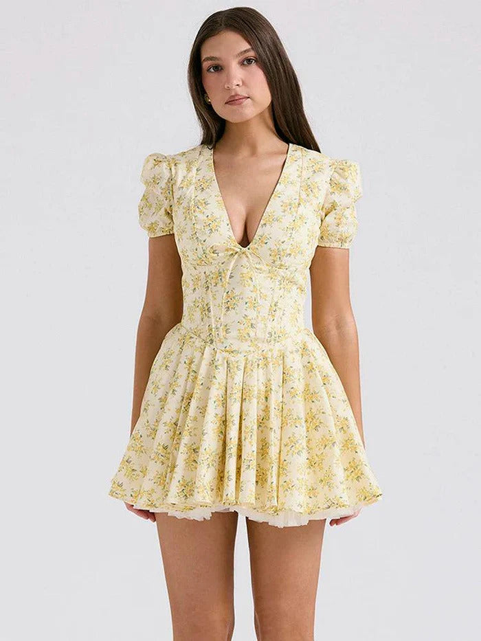 Marigold Meadow Mini Dress