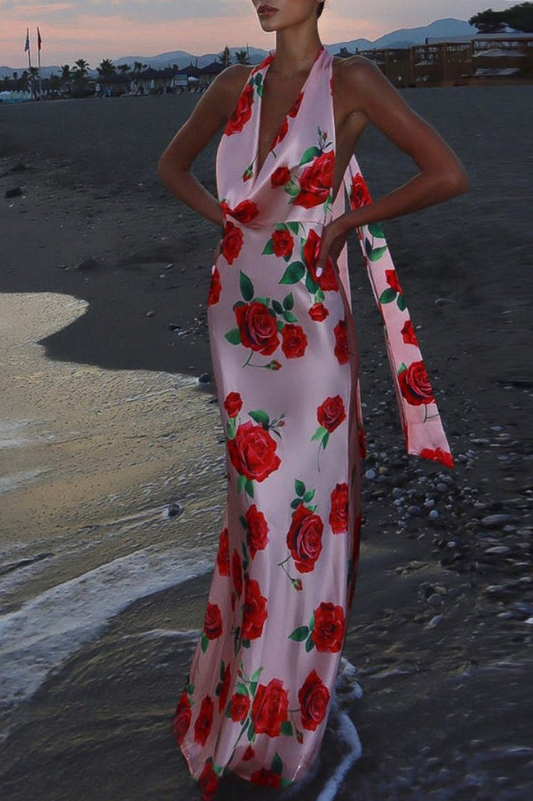 Riviera Rose Maxi Dress