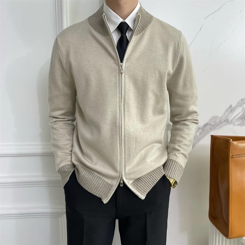 Wesley Zip Collar Knit