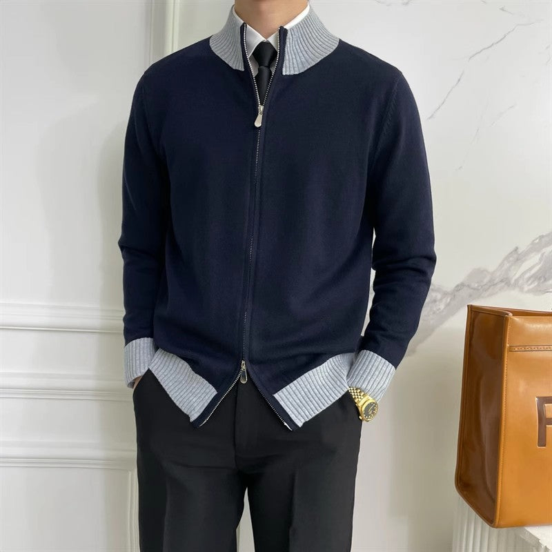 Wesley Zip Collar Knit