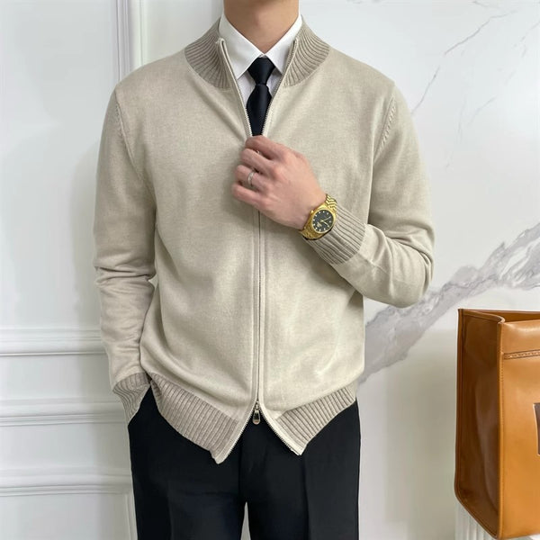 Wesley Zip Collar Knit