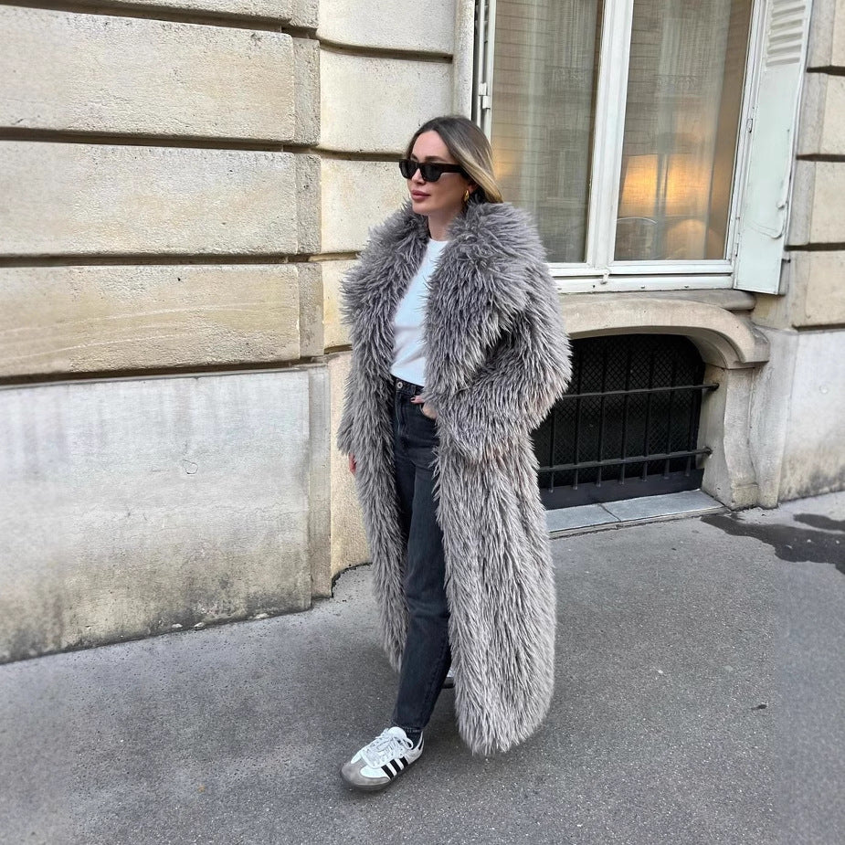 Empire Frost Faux Fur Coat