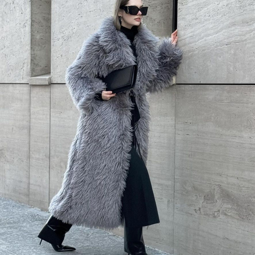 Empire Frost Faux Fur Coat
