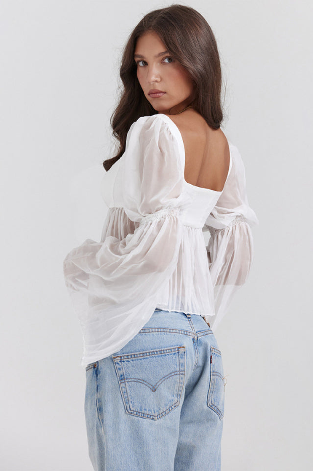 Celeste Sheer Blouse