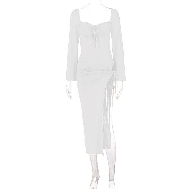 Nocturne Splitlace Maxi Dress
