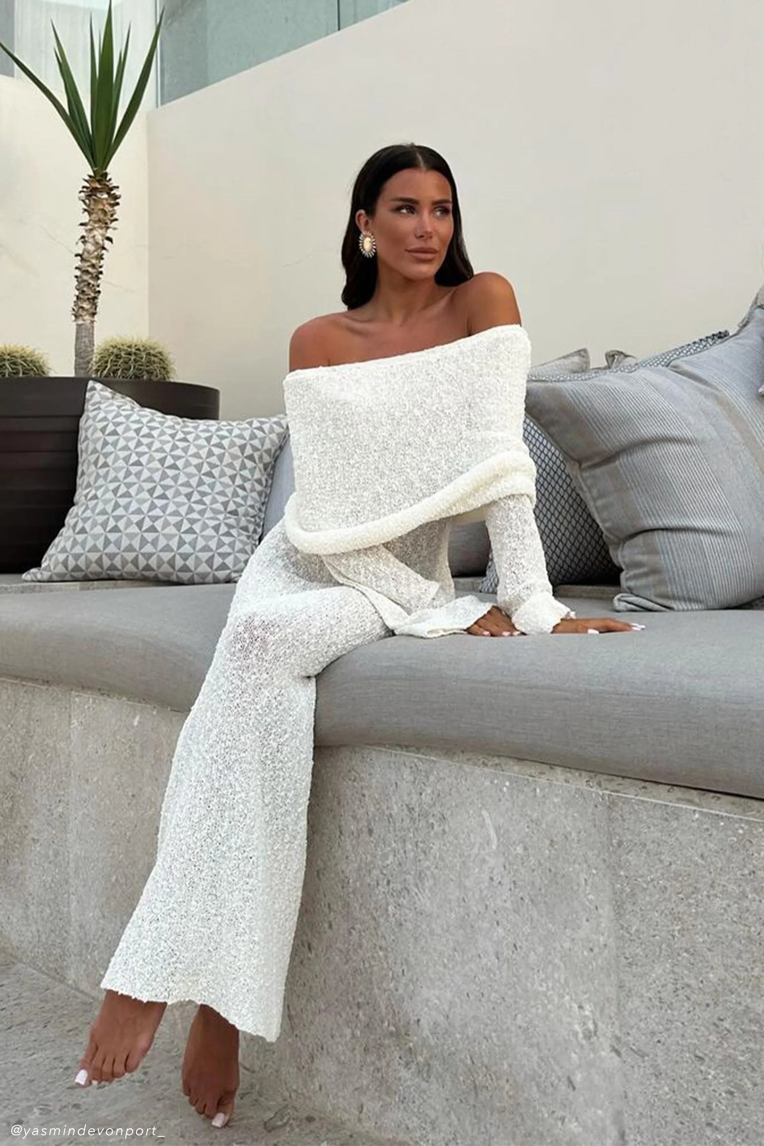 Golden Hour Knit Maxi Dress