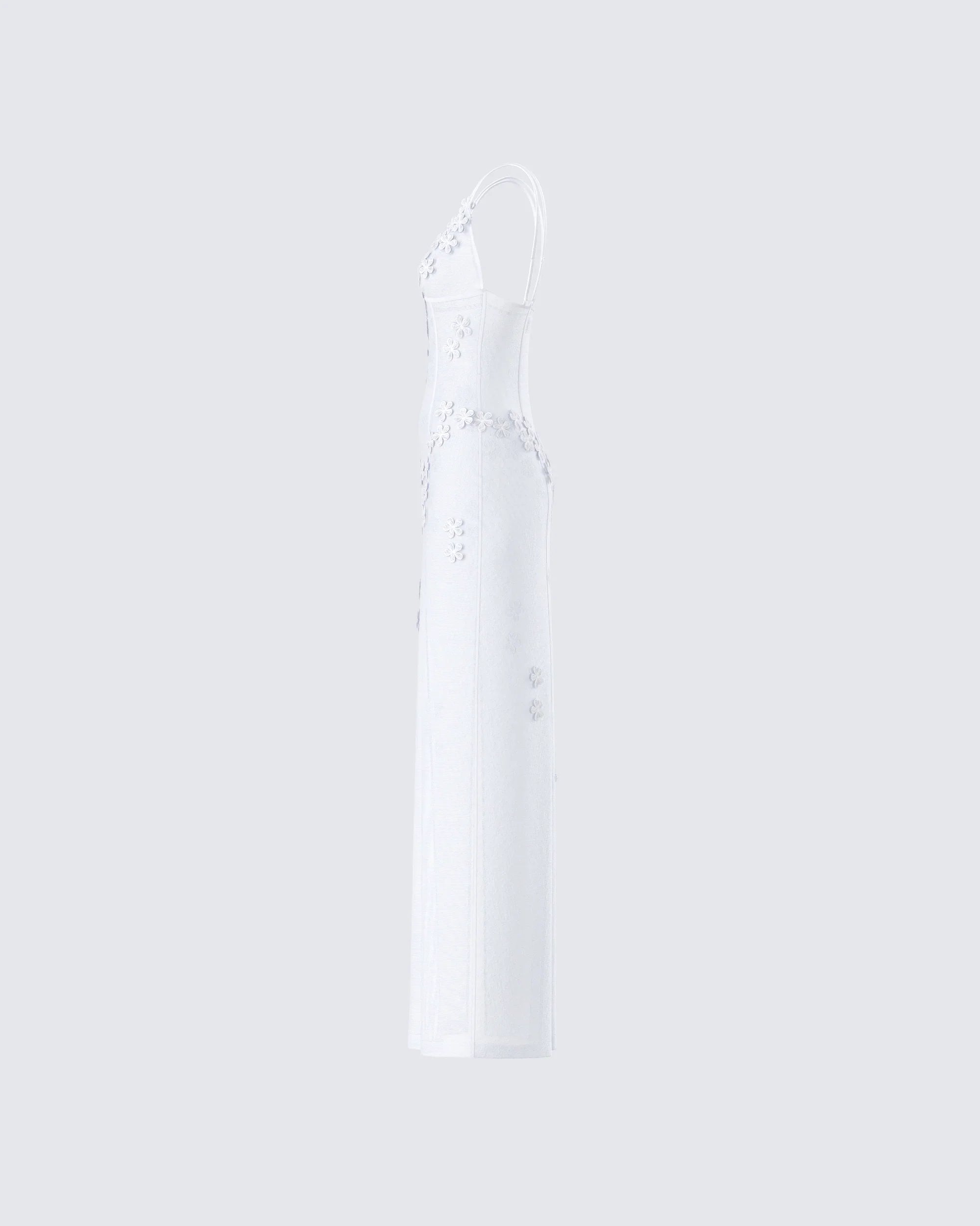 Marseille Bloom Mesh Maxi Dress