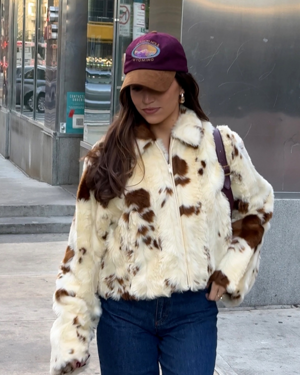 Dakota Faux Fur Zip Jacket