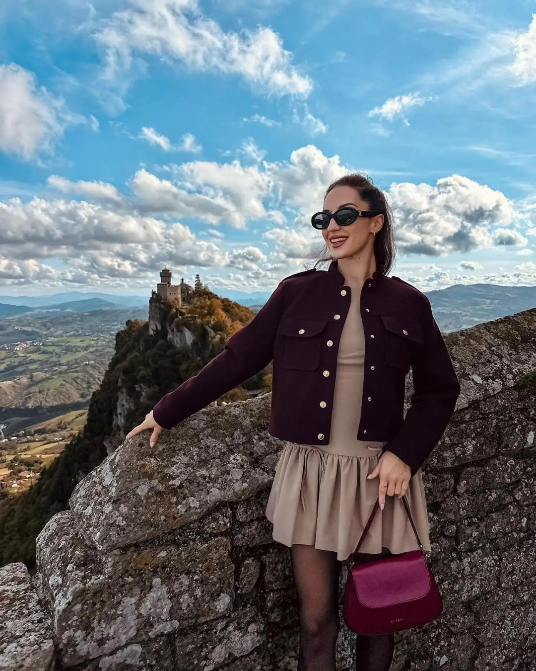 Savannah Polished Button Cropped Jacket