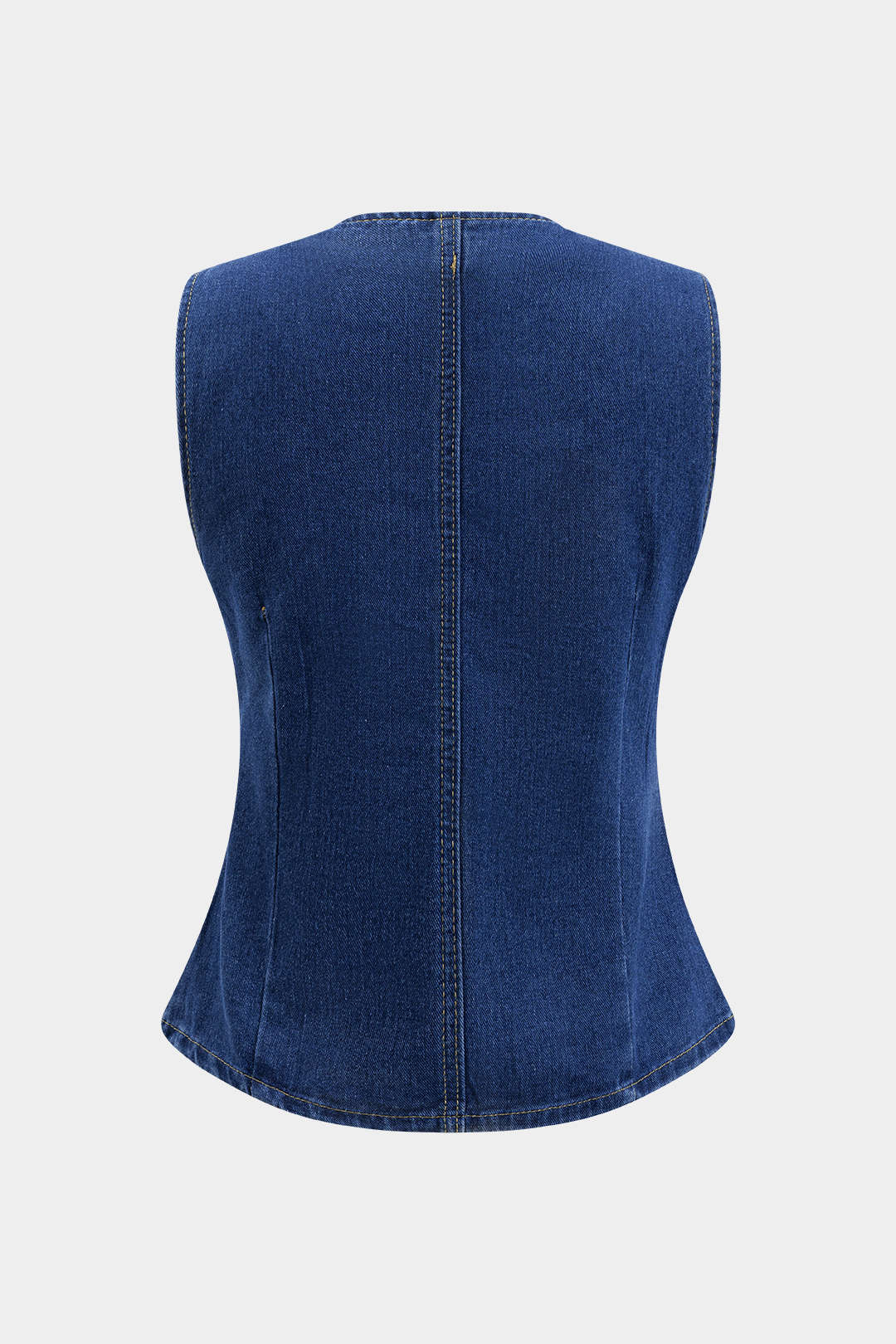 Lila Denim Button-Up And Wide Leg Jean Set