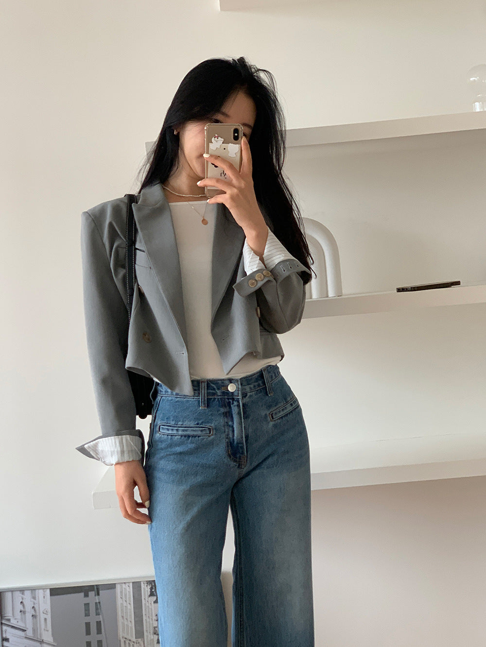 Reve High-Rise Wide Leg Jeans