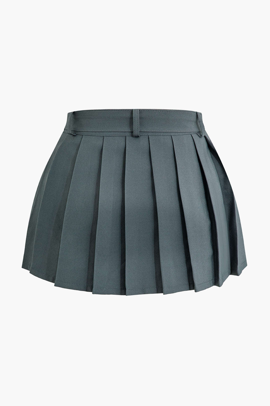 Layered Pleated Mini Skirt