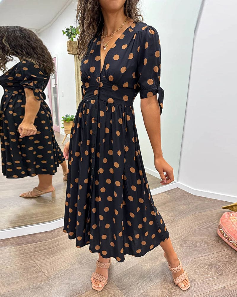 Dot About It Midi Dress