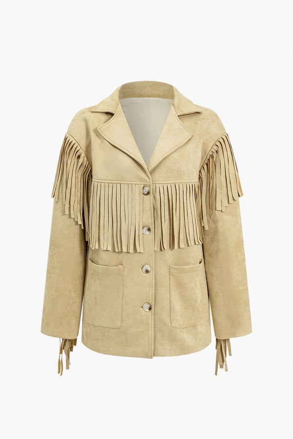 Sundown Fringe Suede Western Jacket