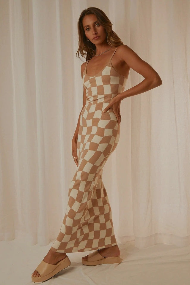 Capri Abstract Maxi Dress