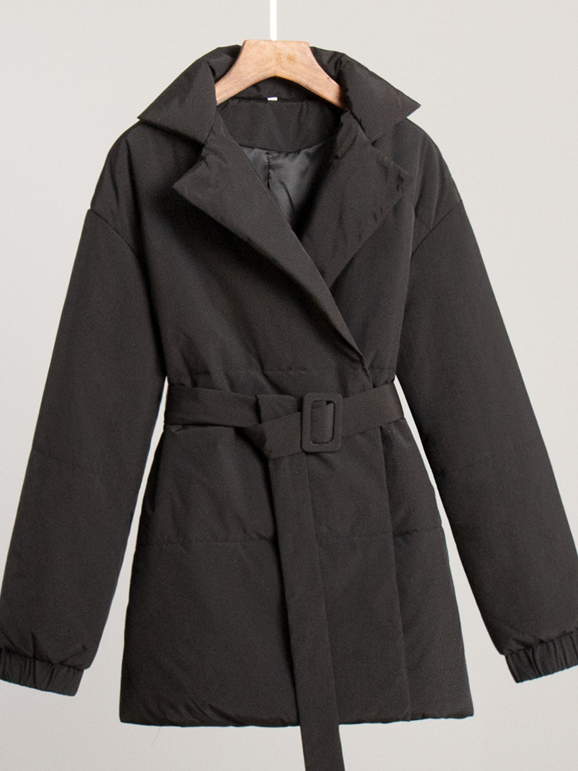 Cloudbound Belted Puffer Jacket
