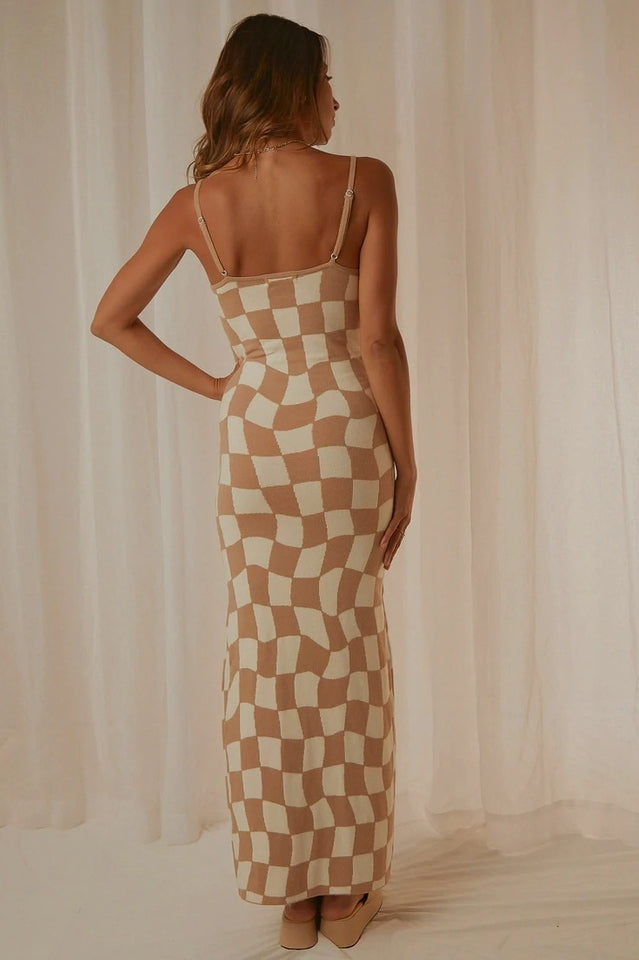Capri Abstract Maxi Dress