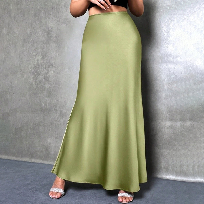 Savina Satin Maxi Skirt