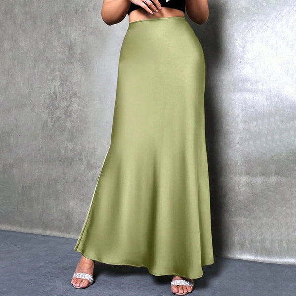 Savina Satin Maxi Skirt