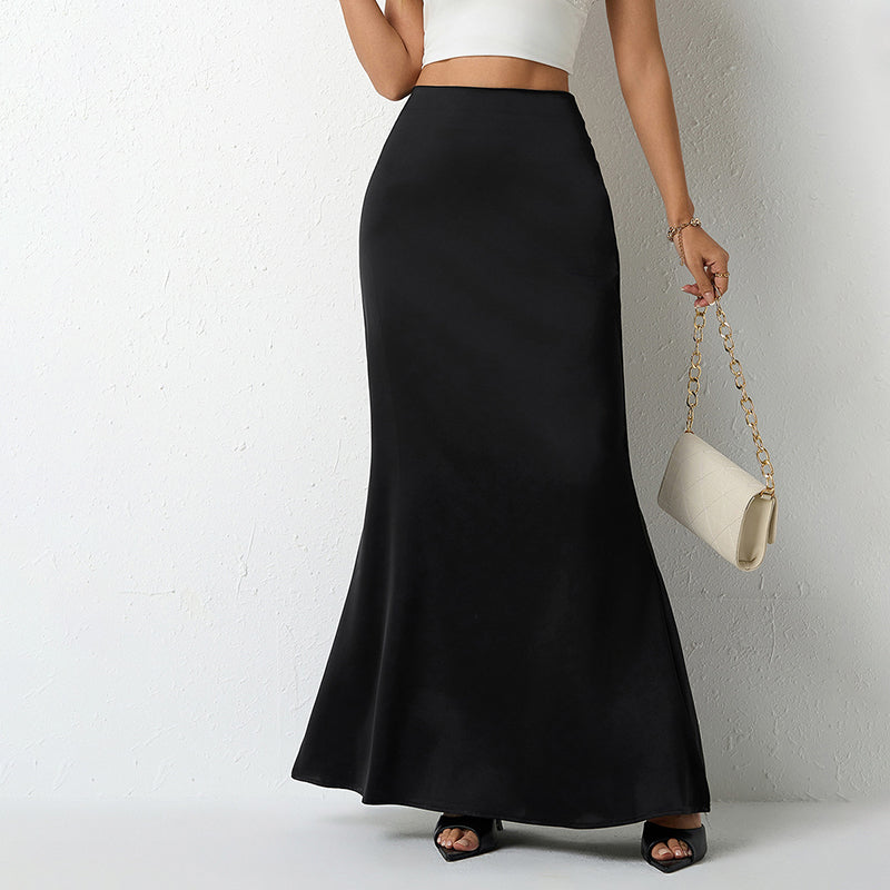 Savina Satin Maxi Skirt