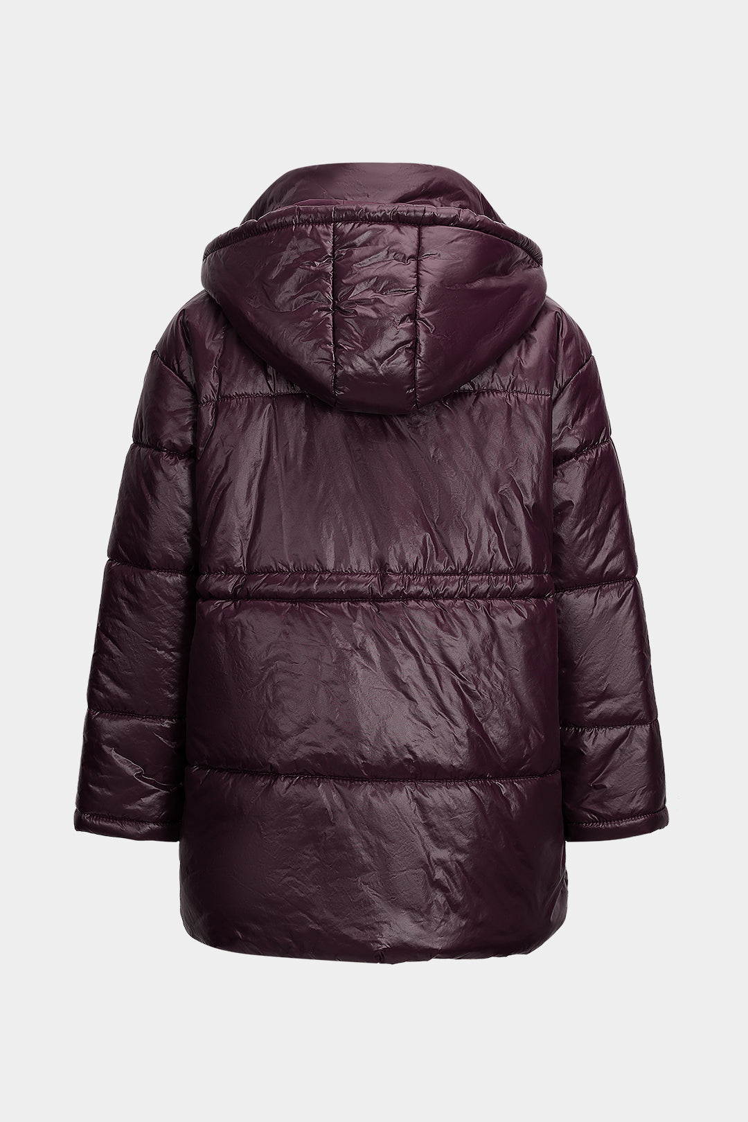 Glacier Luxe High-Shine Puffer Coat