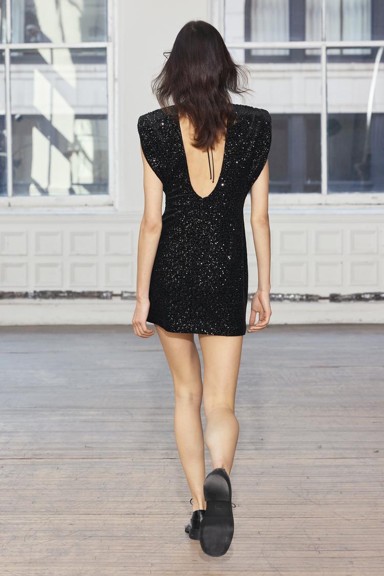 Black Midnight Icon Mini Dress